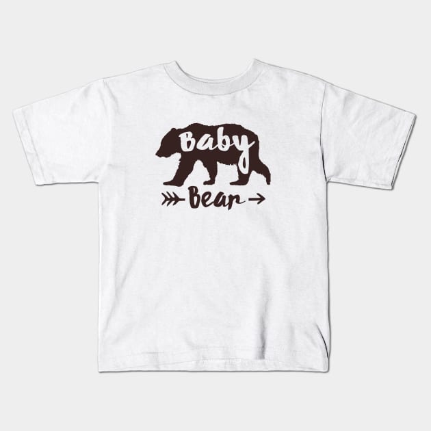 Baby Bear Kids T-Shirt by Kyandii